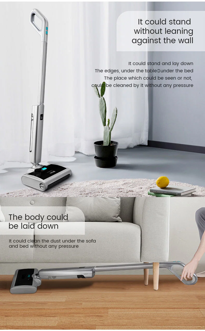 Handheld Wireless Floor Mop Vacuum Washing and Cleaning Machine for Home Use P7